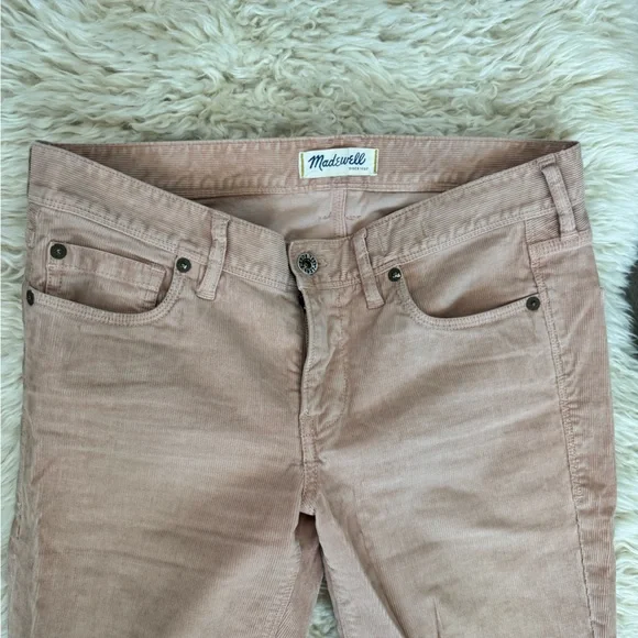 Madewell Blush Corduroy Straight Leg Pants - Picture 2 of 5